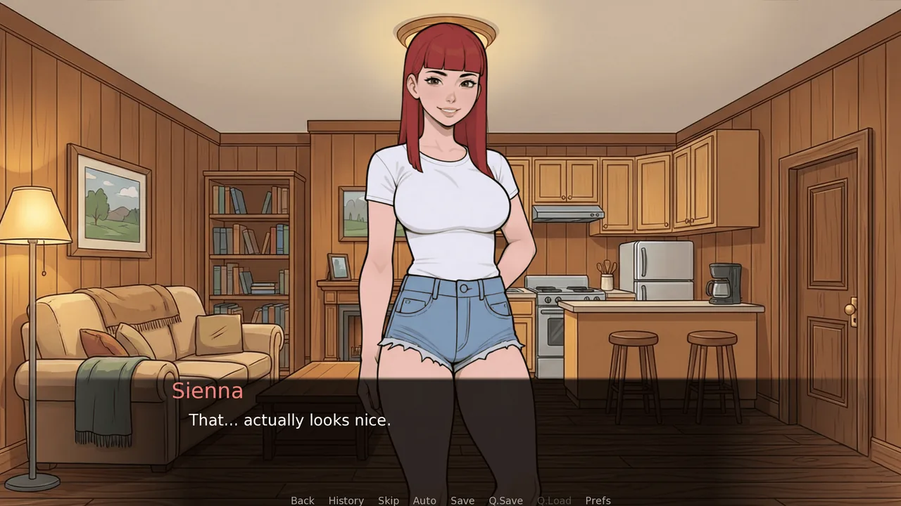 Valley Awakening development update — character dialogue scene